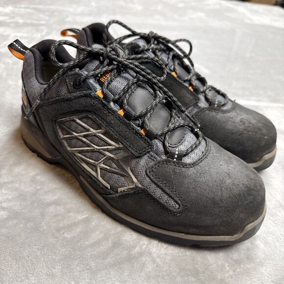 Ariat Men's Composite Toe Work Shoes Size 9 Black Gray ASTM F2413-18 - Picture 1 of 10